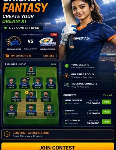 Hero11 (hero11 apk) fantasy cricket & matchday visual 3
